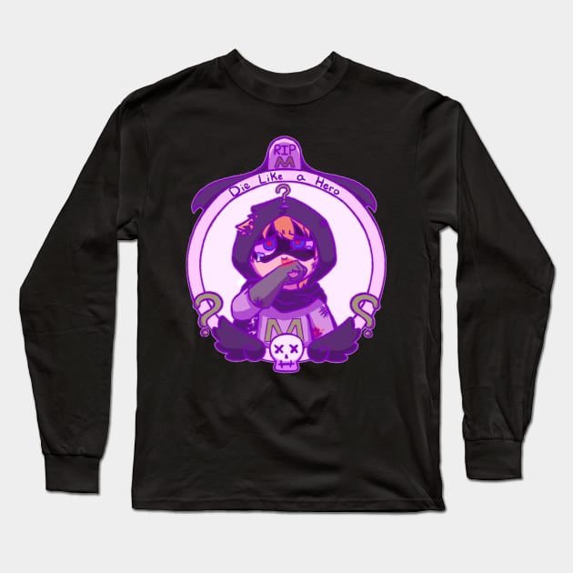 Die Like A Hero Long Sleeve T-Shirt by Kiyan200